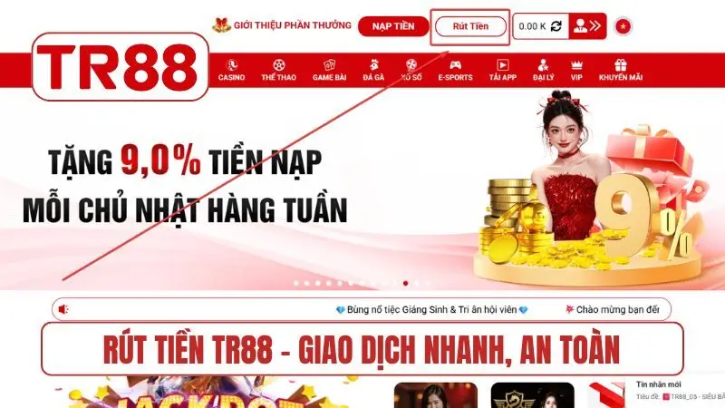 Rút tiền TR88