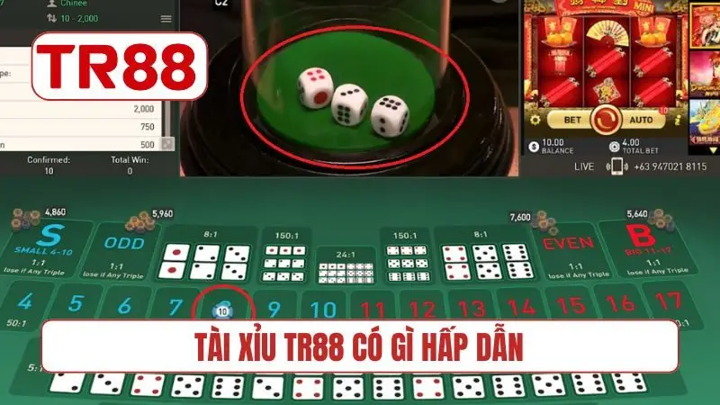 Tài xỉu TR88 có gì hấp dẫn